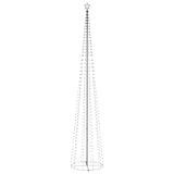 Kegelkerstboom 752 E Led's 160X500 Cm Blauw