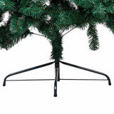 Kunstkerstboom Met Verlichting En Kerstballen Half