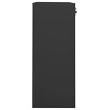 Kantoorkast 90X40X102 Cm Staal Kleurig Antraciet