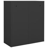 Kantoorkast 90X40X102 Cm Staal Kleurig Antraciet