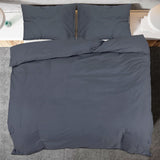 Dekbedovertrekset Lichtgewicht 140X200 Cm Microvezel Antraciet