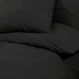 Dekbedovertrekset Lichtgewicht 135X200 Cm Microvezel Zwart