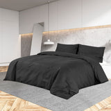 Dekbedovertrekset 135X200 Cm Katoen Zwart