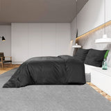 Dekbedovertrekset 135X200 Cm Katoen Zwart
