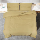 Dekbedovertrekset 135X200 Cm Katoen Taupe