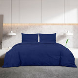 Dekbedovertrekset 240X220 Cm Katoen Marine Blauw