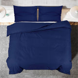 Dekbedovertrekset 240X220 Cm Katoen Marine Blauw