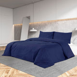 Dekbedovertrekset 240X220 Cm Katoen Marine Blauw