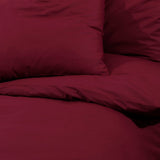 Dekbedovertrekset 200X200 Cm Katoen Bordeaux Rood
