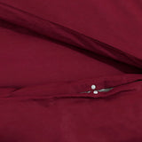 Dekbedovertrekset 200X200 Cm Katoen Bordeaux Rood