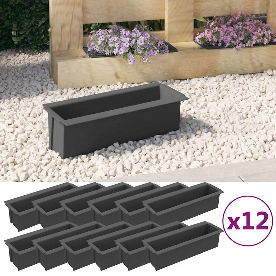 Bloembakken Voor Europallets 36X13,5X9,5 Cm Pp