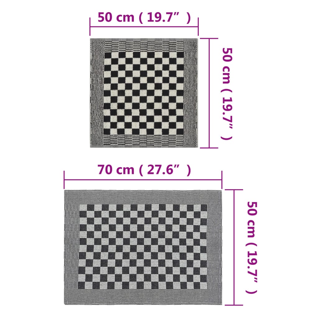10-Delige Keukendoekenset Katoen
