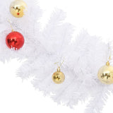 Kerstslinger Versierd Met Kerstballen