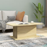 Salontafel 55,5X55,5X40 Cm Bewerkt Hout