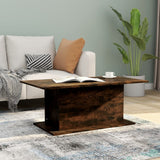 Salontafel 55,5X55,5X40 Cm Bewerkt Hout