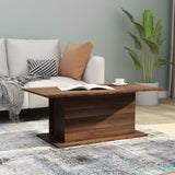 Salontafel 55,5X55,5X40 Cm Bewerkt Hout