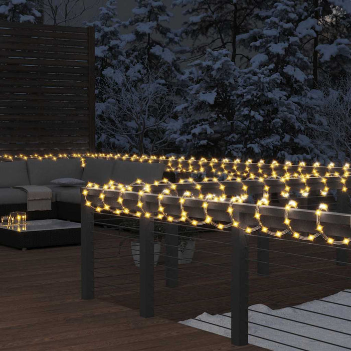 Lichtslinger Met 1200 Led's Pvc Warmwit