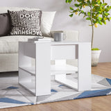 Salontafel 55,5X55X45 Cm Bewerkt Hout Artisanaal Eikenkleur