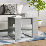 Salontafel 55,5X55X45 Cm Bewerkt Hout Artisanaal Eikenkleur