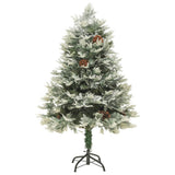 Kerstboom Met Led En Dennenappels 150 Cm Pvc En Pe Groen