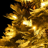 Kerstboom Met Led En Dennenappels 150 Cm Pvc En Pe Groen