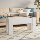 Salontafel 79X49X41 Cm Bewerkt Hout