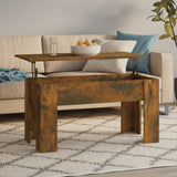 Salontafel 79X49X41 Cm Bewerkt Hout