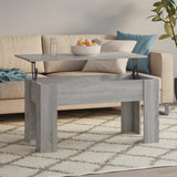 Salontafel 79X49X41 Cm Bewerkt Hout