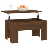 Salontafel 79X49X41 Cm Bewerkt Hout