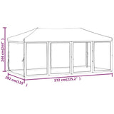 Partytent Inklapbaar Met Zijwanden Kleurig