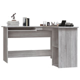 Hoekbureau 120X140X75 Cm Bewerkt Hout Eikenkleurig