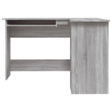 Hoekbureau 120X140X75 Cm Bewerkt Hout Eikenkleurig