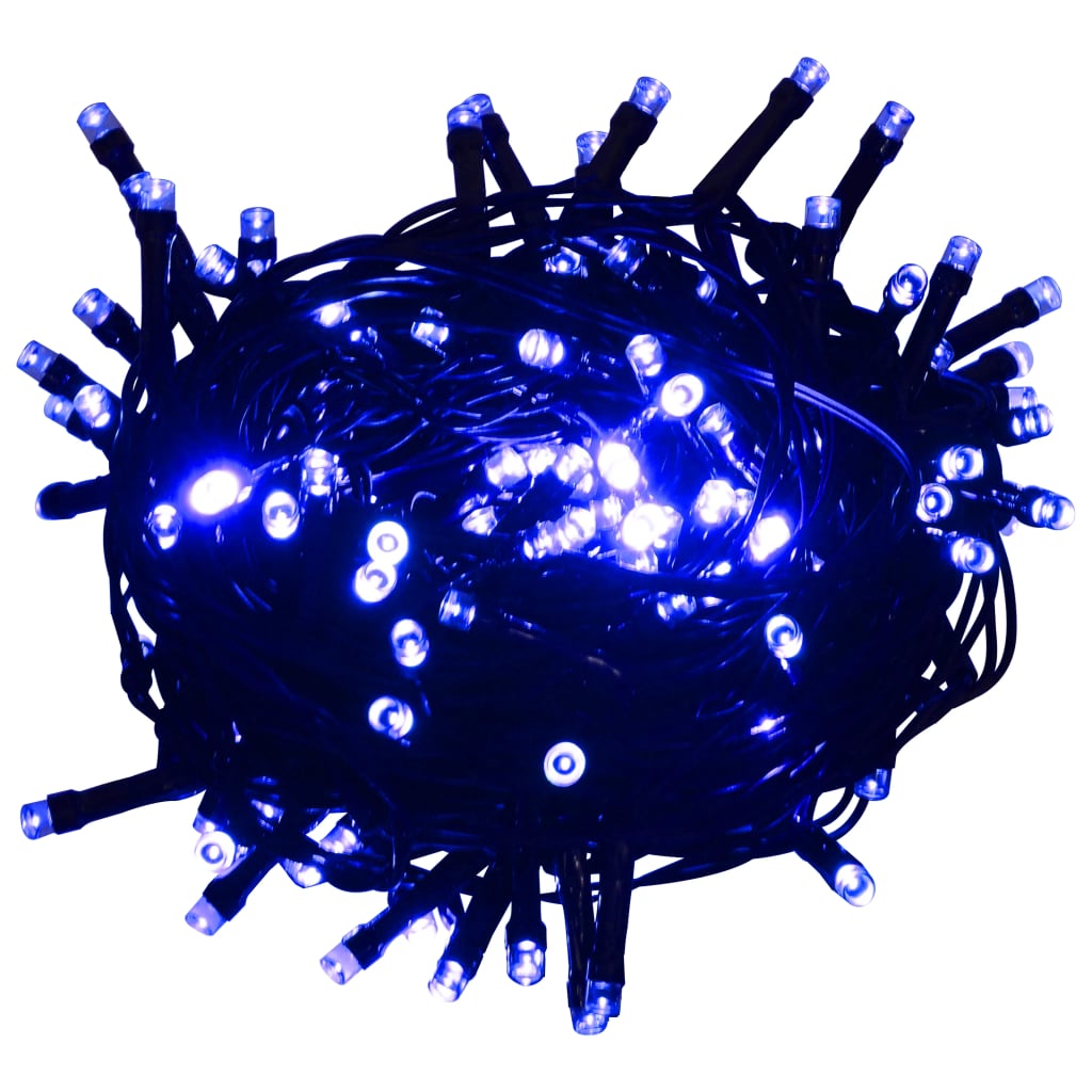 Lichtslinger Met 1000 Led's Pvc Blauw