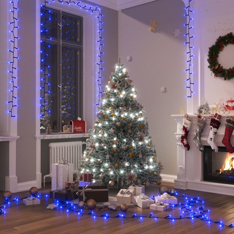 Lichtslinger Compact Met 3000 Led's Pvc Blauw En Donkergroen