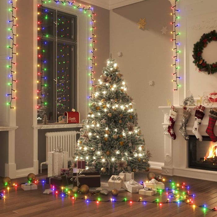 Lichtslinger Compact Met 400 Led's Pvc Meerkleurig En Donkergroen