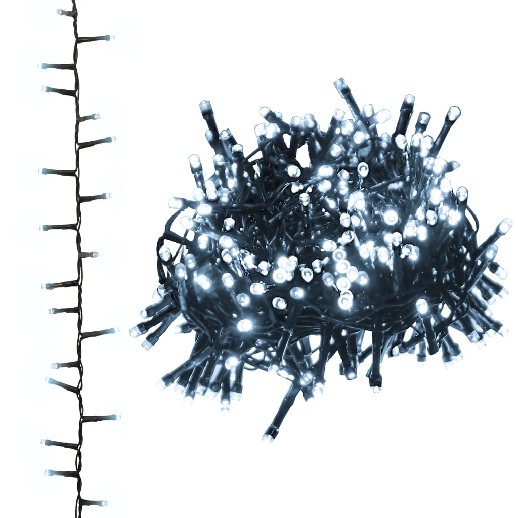 Lichtslinger Compact Met 3000 Led's Pvc Koudwit En Donkergroen