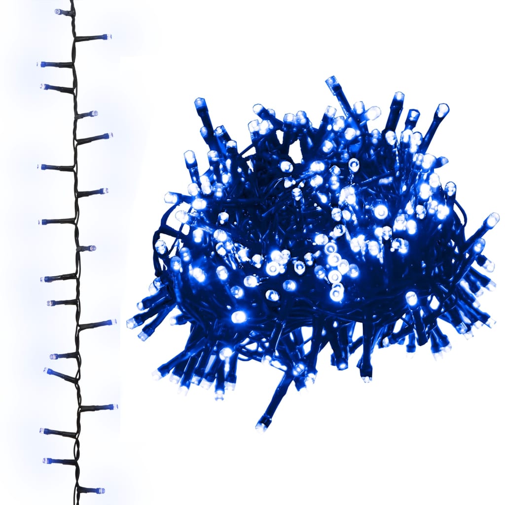 Lichtslinger Compact Met 3000 Led's Pvc Blauw En Donkergroen