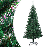 Kunstkerstboom Met Iriserende Uiteinden 240 Cm Pvc Groen