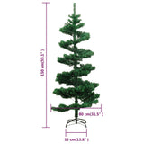 Kunstkerstboom Met Verlichting En Standaard 150 Cm Pvc Groen