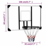 Basketbalbord Polycarbonaat Transparant