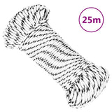 Boottouw Gevlochten X Polyester Wit