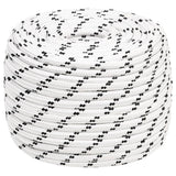 Boottouw Gevlochten X Polyester Wit