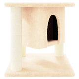 Kattenmeubel Met Sisal Krabpalen 37 Cm Kleurig
