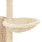 Kattenmeubel Met Sisal Krabpalen 131 Cm Kleurig