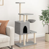 Kattenmeubel Met Sisal Krabpalen 131 Cm Kleurig