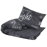 Dekbedovertrekset 200X200 Cm Katoen Zwart En Wit