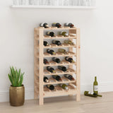 Wijnrek 61,5X30X82 Cm Massief Grenenhout Naturel