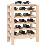 Wijnrek 61,5X30X82 Cm Massief Grenenhout Naturel