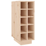 Wijnkast 23X34X61 Cm Massief Grenenhout Naturel