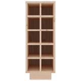 Wijnkast 23X34X61 Cm Massief Grenenhout Naturel